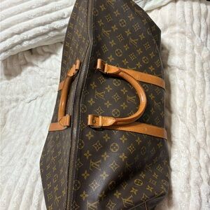 Louis Vuitton Brown Monogram Duffel Bag